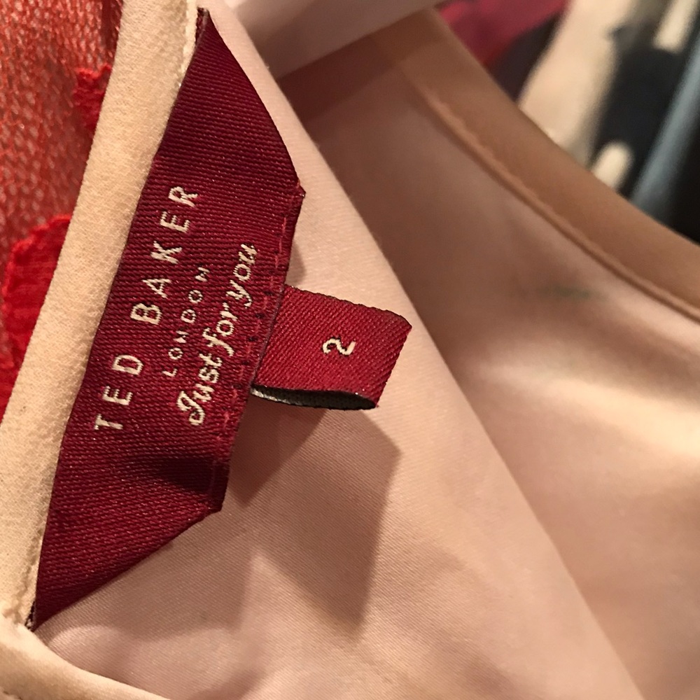 Ted Baker pink/coral Dress - Picture 7 of 8